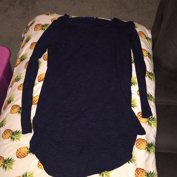 Dark blue/purple Apt 9 long sleeve top - Picture 1 of 3